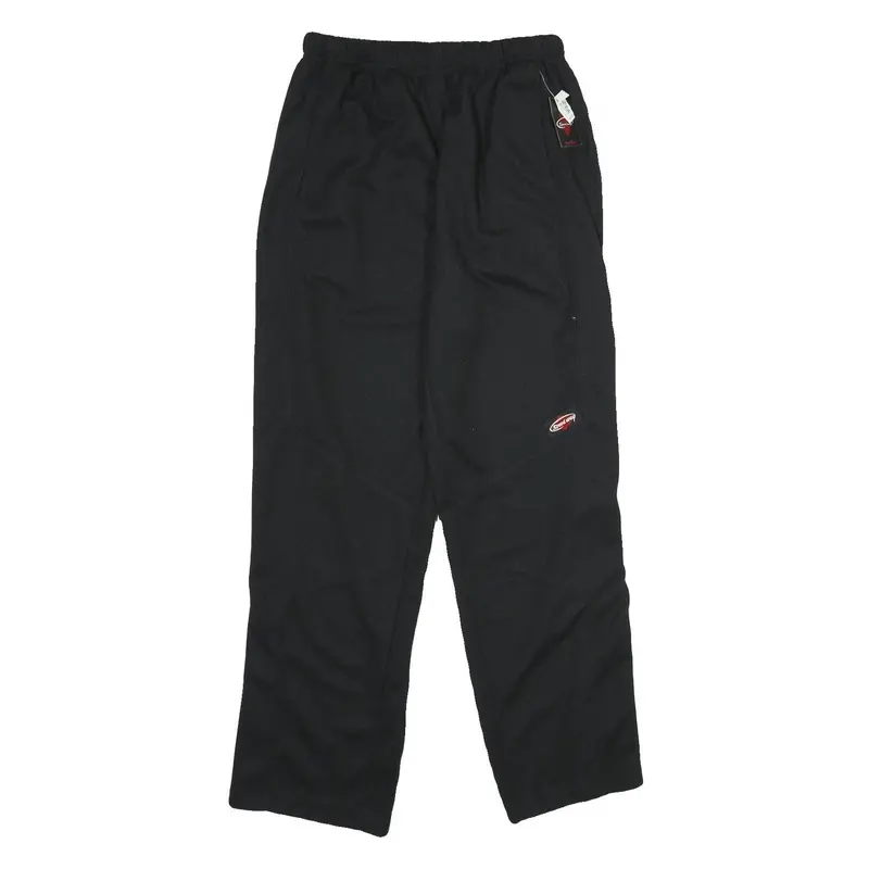 Speedway Mens Joggers Black L W26 L34 Regular Fit Straight Leg Polyester 1