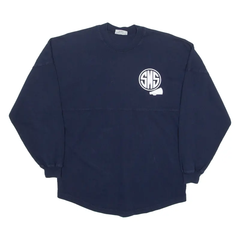 Spirit Lightweight Mens Sweatshirt Blue Crew Neck Xs 1