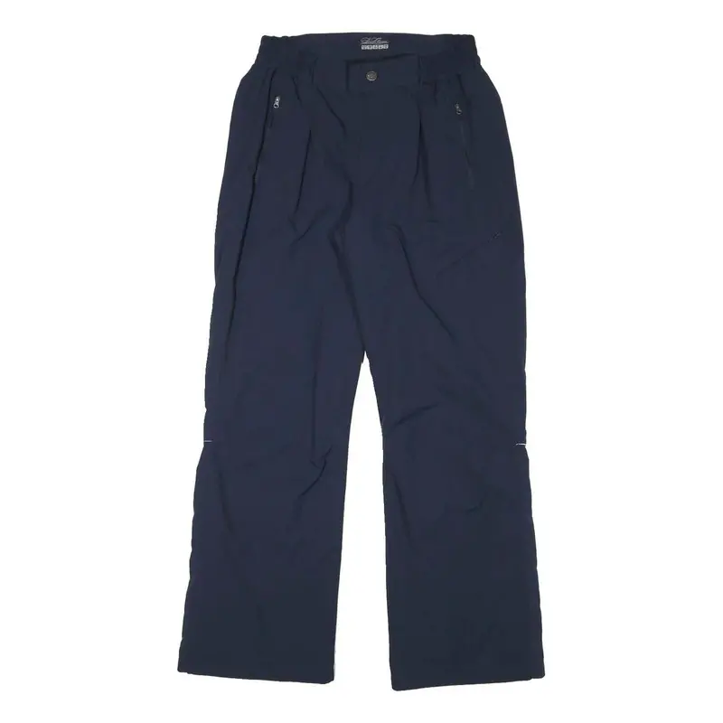 Sport Classic Lined Womens Navy Relaxed Straight Trousers W28 L29 1