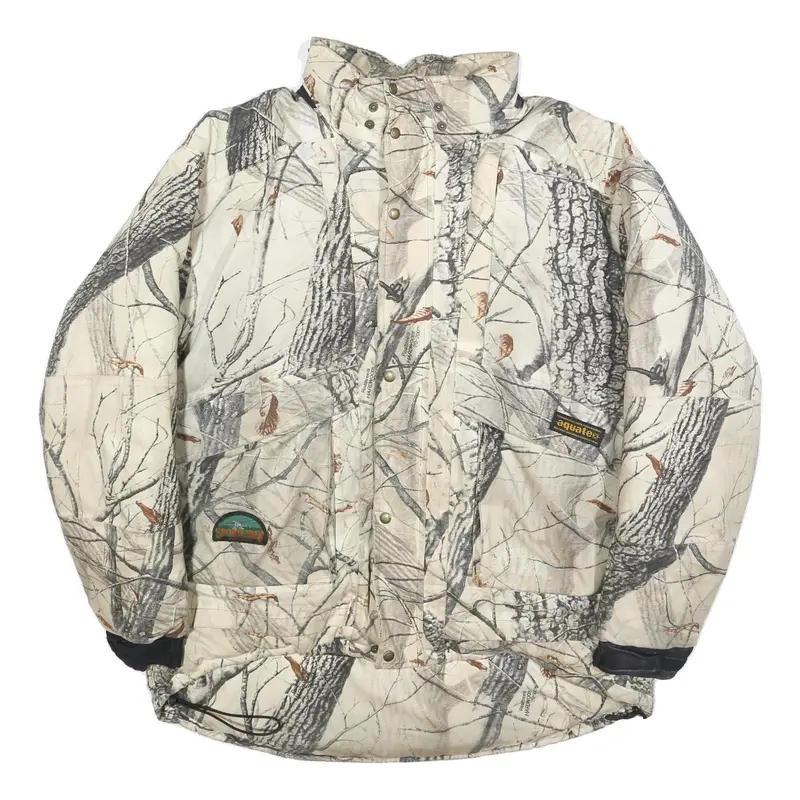 Sportchief Mens Beige & Grey Camo Outdoor Jacket 2Xl Cotton Zip 1