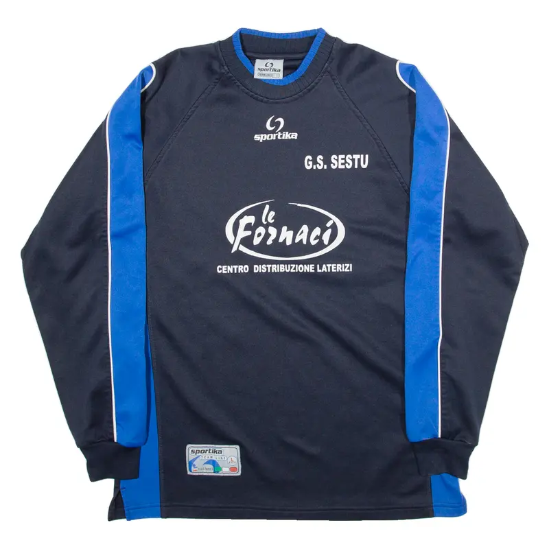 Sportika Team Line Mens Sweatshirt Blue High Neck L 1