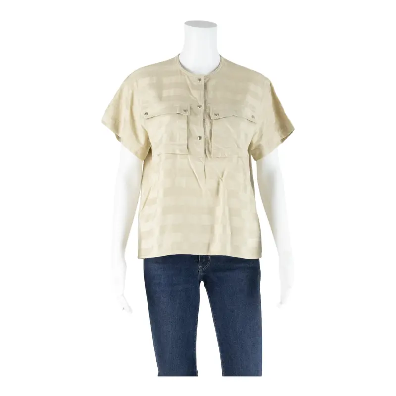 Sportmax Womens Top Beige Uk 12 1