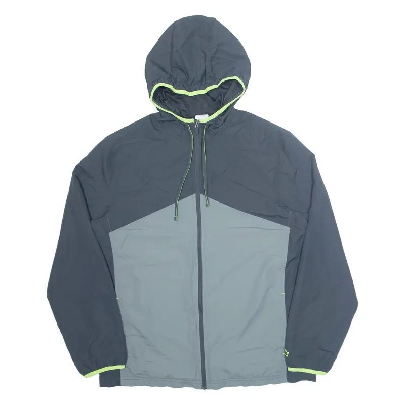Starter Lightweight Mens Jacket Grey Hooded L 1