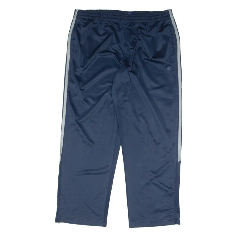 Starter Mens Track Pants Blue 90S Wide-Leg Xl W38 L28 1