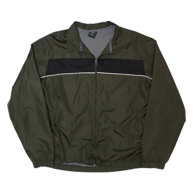 Starter Mesh Lined Mens Shell Jacket Green L 1