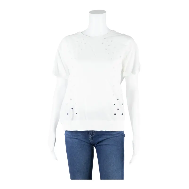 Stefanel Womens Top White M 1