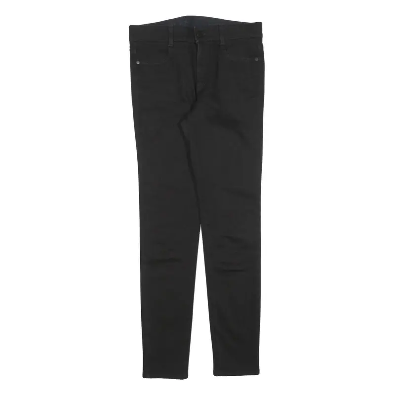 Stella Mccartney Womens Black Slim Skinny Denim Jeans W30 L28 Cotton Blend Zip 1