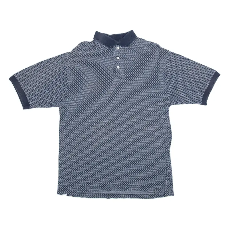 Steve Stricker For Fairway Sport Mens Polo Shirt Blue Diamond L 1