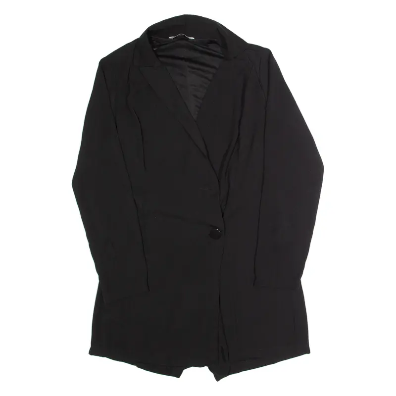 Stradivarius Womens Playsuit Black Straight M 1