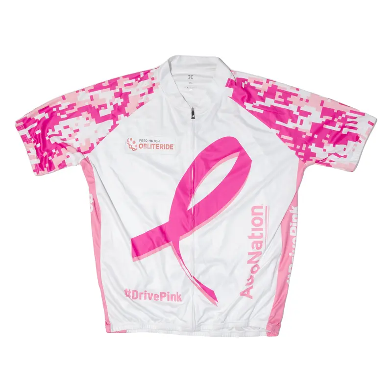 Sublimation Full Zip Mens Jersey Pink 3Xl 1