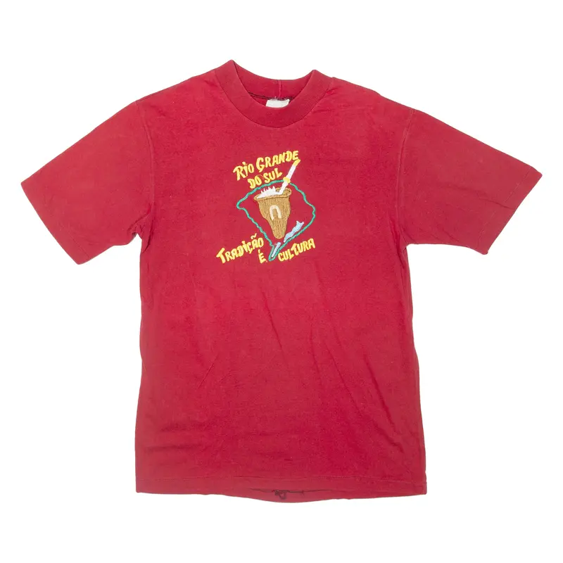 Sul Palmas Mens T-Shirt Red M 1