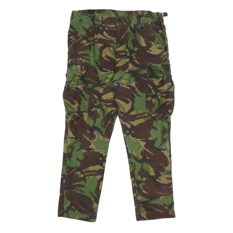 Supercraft Garments Mens Cotton Blend Slim Camouflage Cargo Trousers W32 L29 1