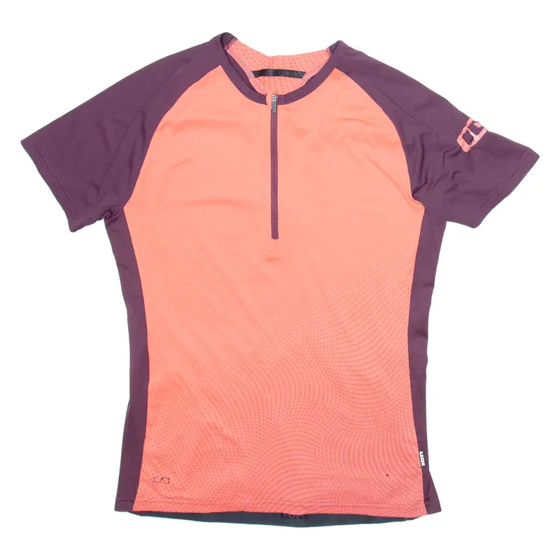 Surfing Elements Cycling Womens Jersey Pink 1/2 Zip L 1