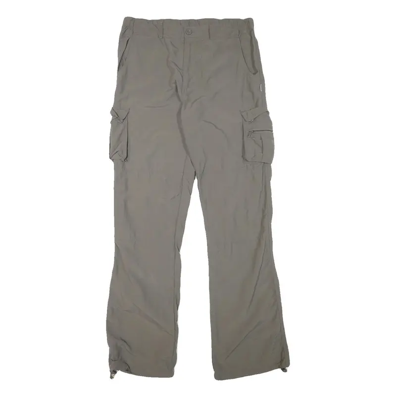 Switcher Mens Polyester Blend Beige Regular Cargo Trousers W30 L32 Outdoor 1