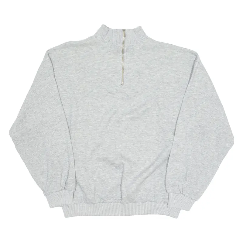 Switcher Mens Sweatshirt Grey 1/4 Zip L 1
