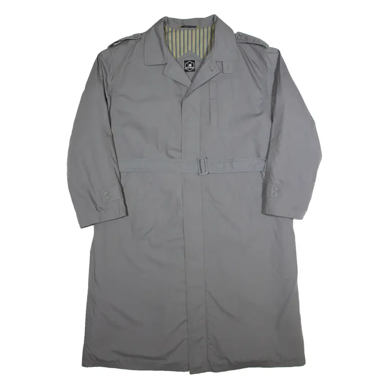 Tailor Dress Mens Trench Coat Grey M 1