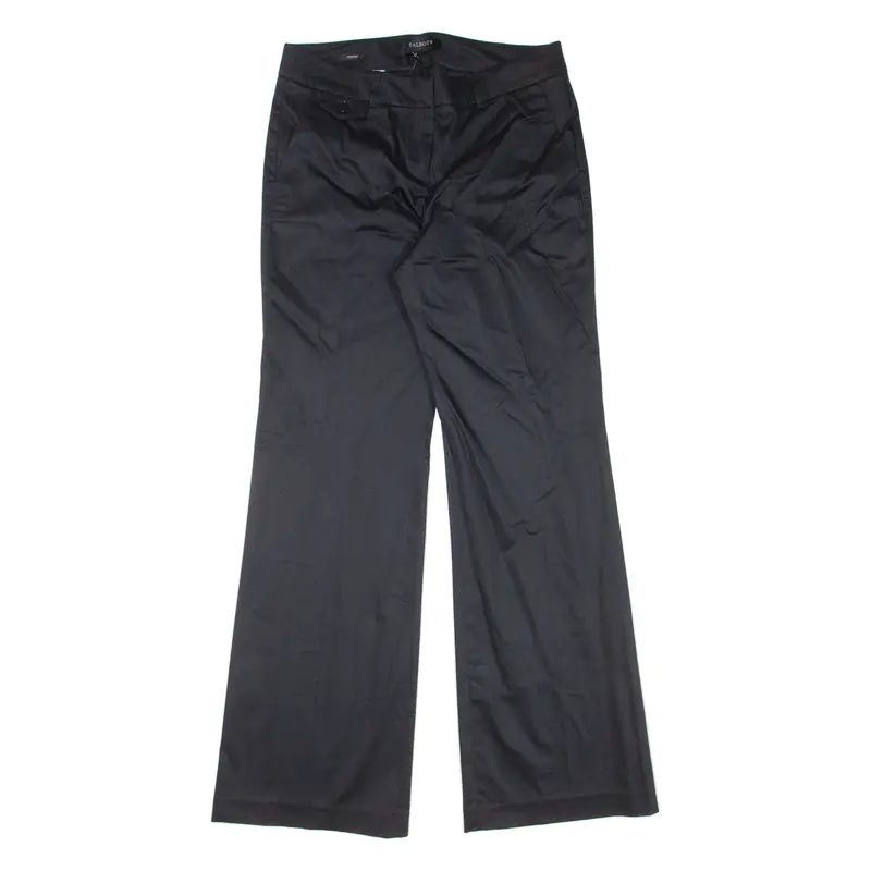 Talbots Modern Womens Trousers Blue Relaxed Flared W30 L31 1