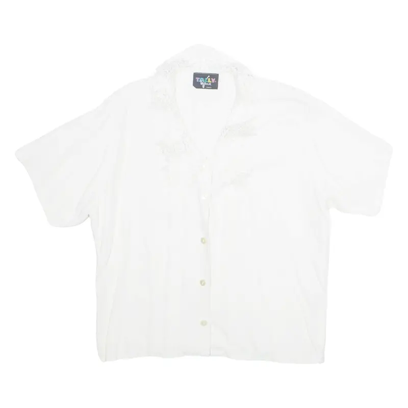 Tally Weijl Womens Kimono Blouse White M 1