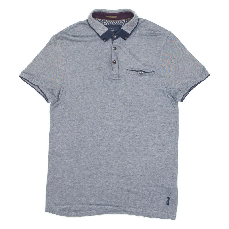 Ted Baker Mens Polo Shirt Grey S 1