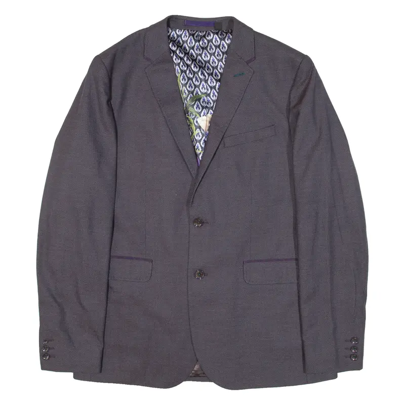 Ted Baker Womens Blazer Jacket Grey Uk 14 1