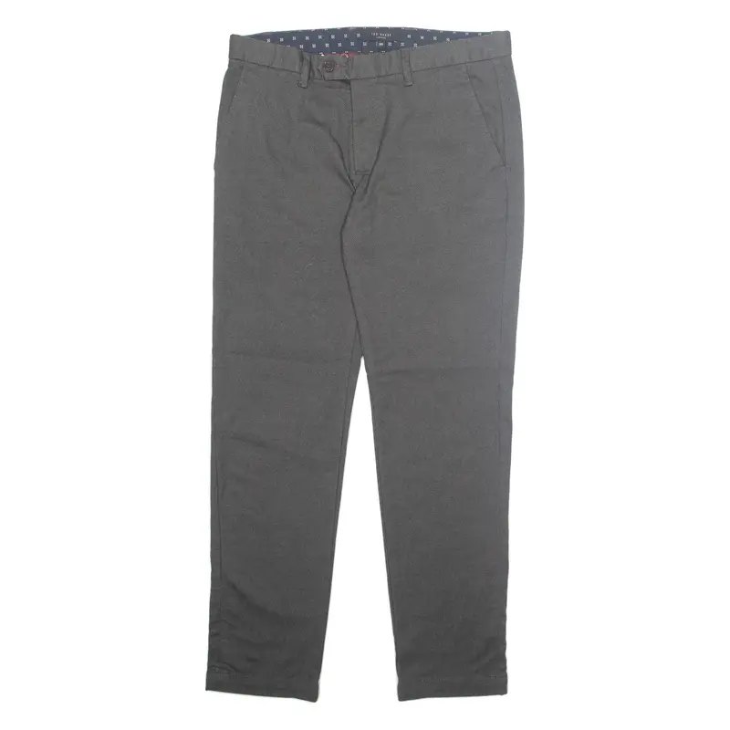 Ted Baker Womens Trousers Green Regular Straight W32 L29 1