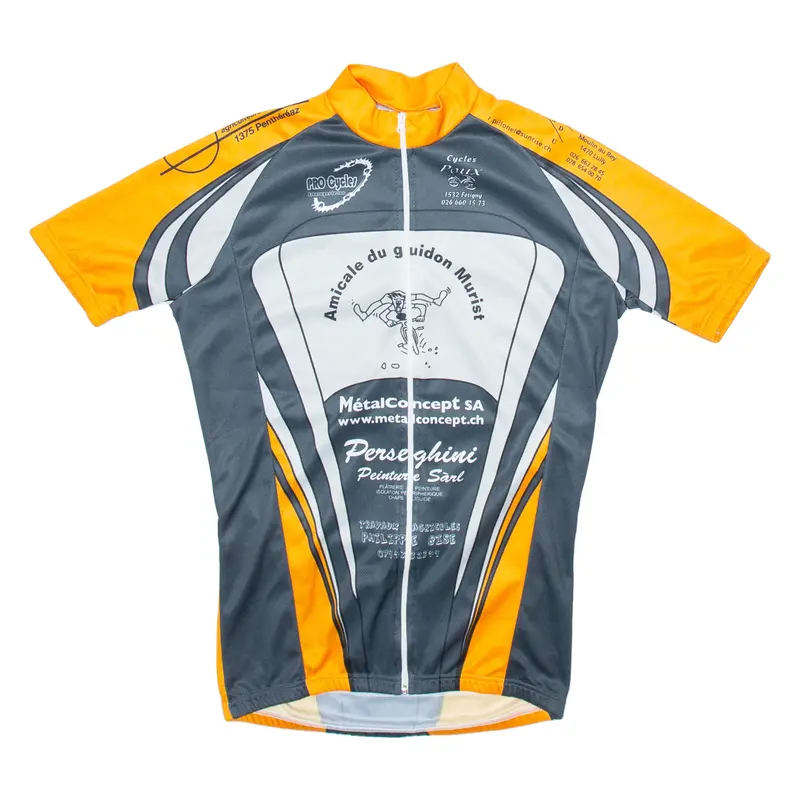 Teker Sportswear Full Zip Cycling Mens Jersey Black Xs 1