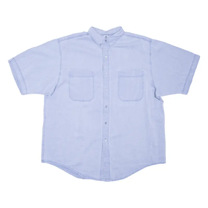 Tema Wien Mens Plain Shirt Blue M 1