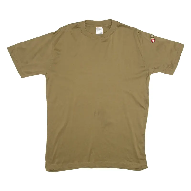 Textile Vertrauen Mens T-Shirt Brown M 1