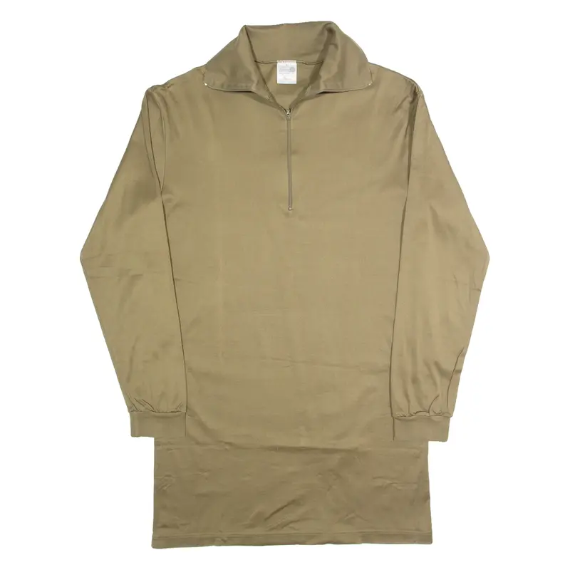 Textiles Vertrauen Military Mens T-Shirt Green Long Sleeve V-Neck M 1