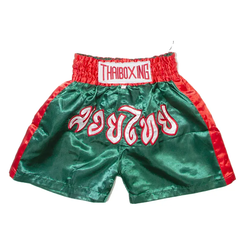 Thai Boxing Boxing Mens Sports Shorts Green S W9 1