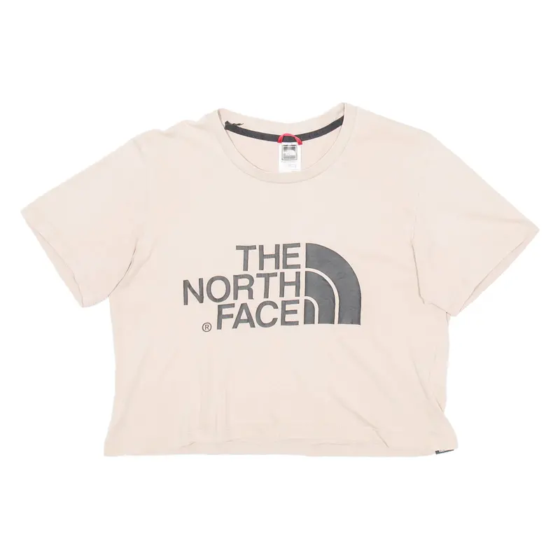 The North Face Cropped Womens T-Shirt Pink S 1