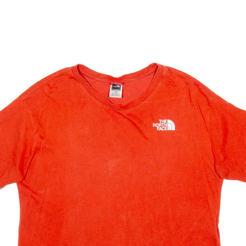 The North Face Cropped Womens T-Shirt Red M 2