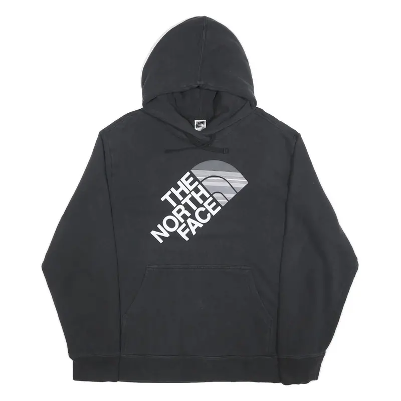 The North Face Mens Black Pullover Hoodie Xl Cotton Casual Oversized Sweatshirt 1