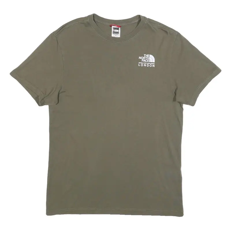 The North Face Mens Green London Graphic T-Shirt S Short Sleeve Crew Neck 1