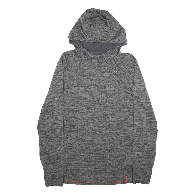 The North Face Mens Grey Hoodie S Lightweight Pullover Hooded Sweatshirt 1