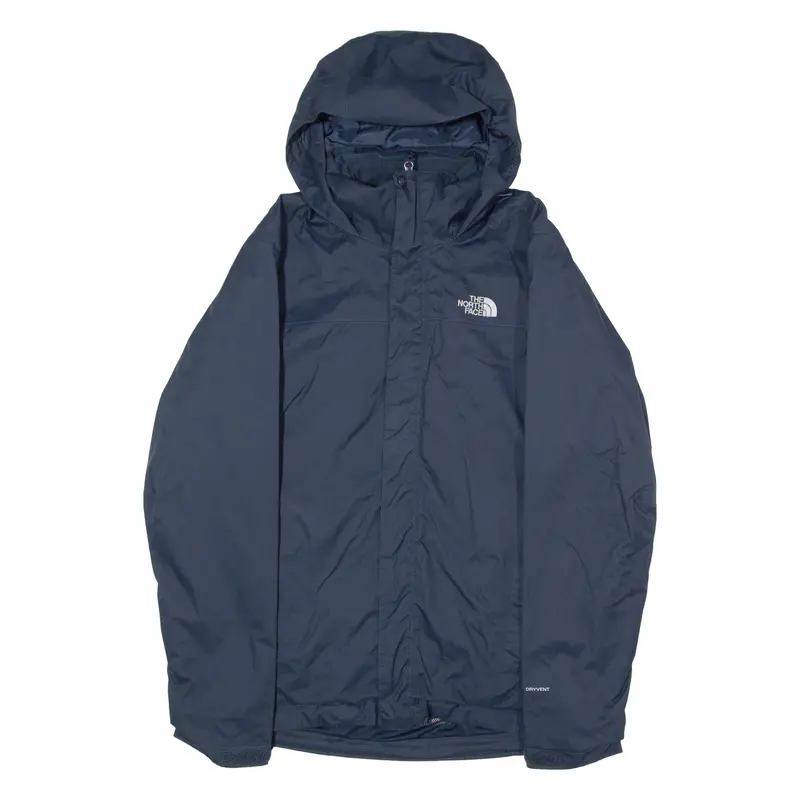 The North Face Mens Jacket Blue Hooded S 1
