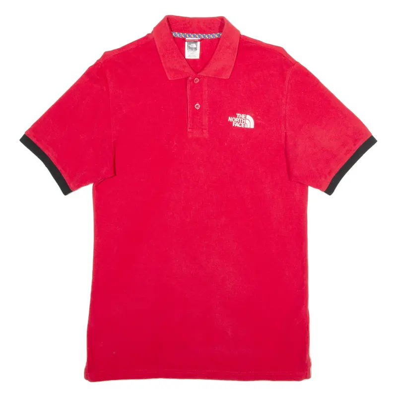 The North Face Mens Polo Shirt Red Xs 1