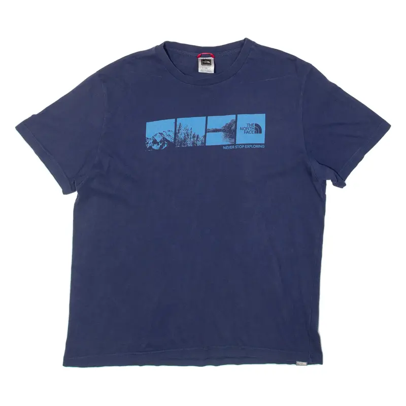 The North Face Mens T-Shirt Blue L 1