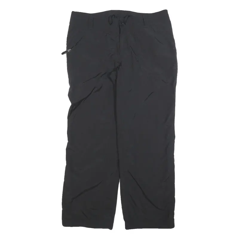 The North Face Womens Black Relaxed Trousers W34 L30 Outdoor Zip Pockets 1