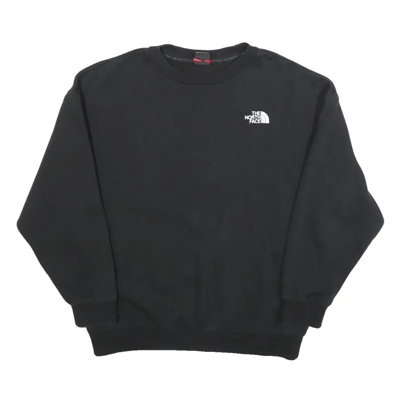 The North Face Womens Black Sweatshirt Xl Crew Neck Cotton Blend Outdoor Graphic 1