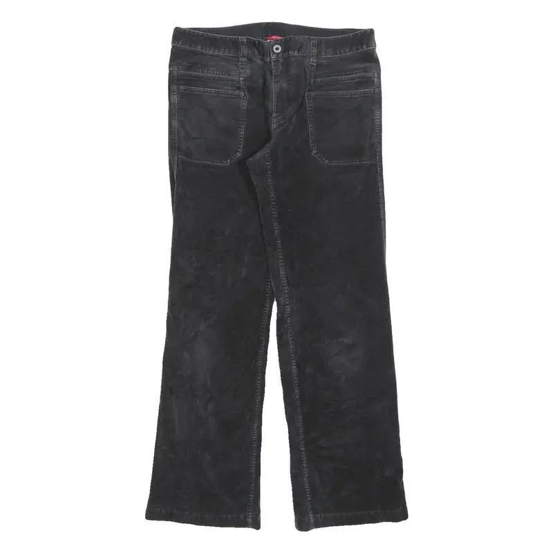 The North Face Womens Cotton Blend Black Regular Straight Trousers W30 L30 1
