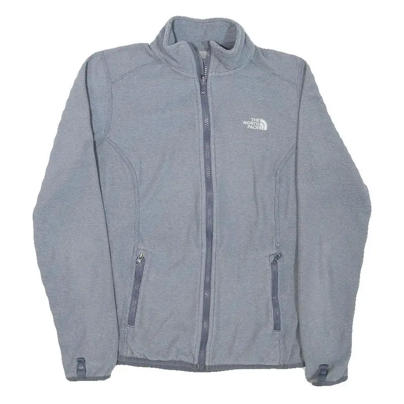 The North Face Womens Grey Jacket S Polyester Blend Plain Zip Outdoor Activewear 1