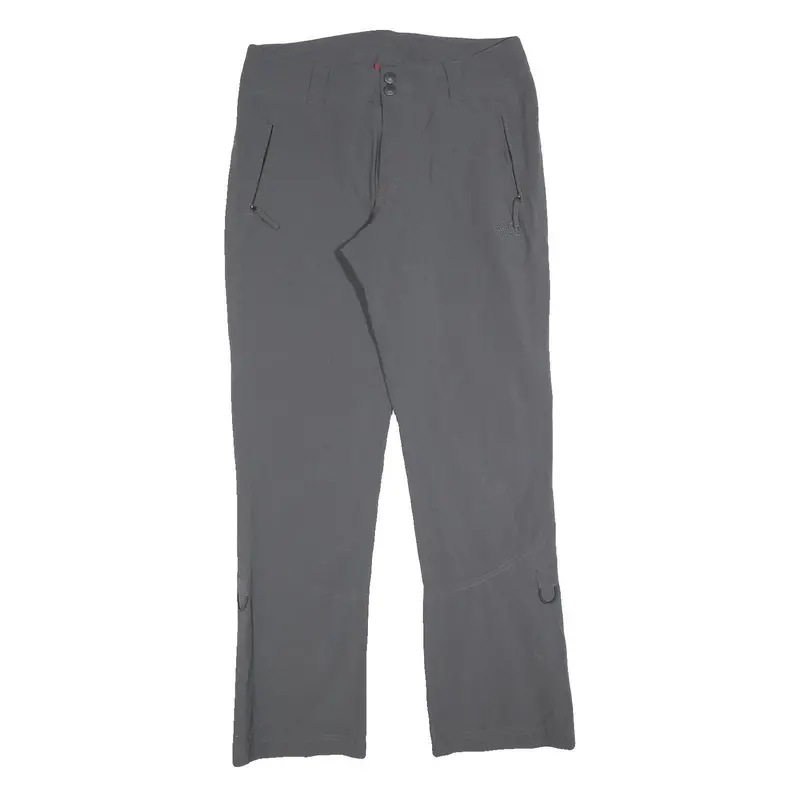 The North Face Womens Grey Regular Straight Trousers W32 L32 Outdoor Zip Pockets 1