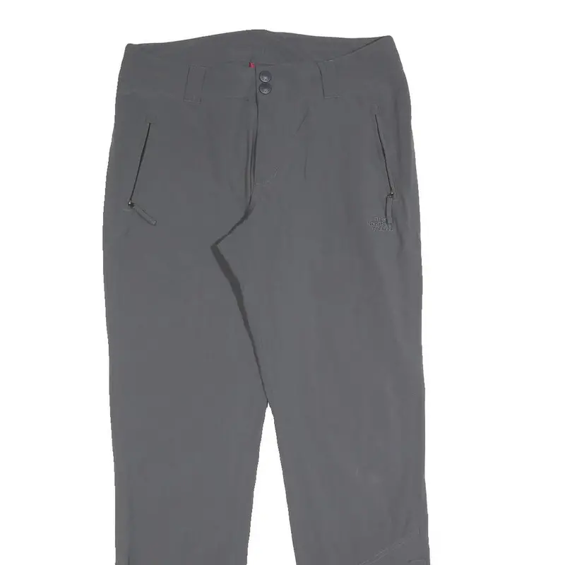 The North Face Womens Grey Regular Straight Trousers W32 L32 Outdoor Zip Pockets 2