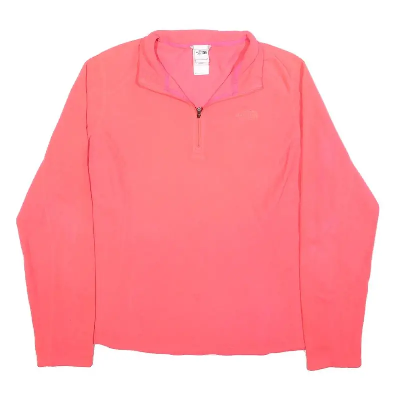 The North Face Womens Pink Plain Pullover Jumper Crew Neck L Outdoor Casual 1