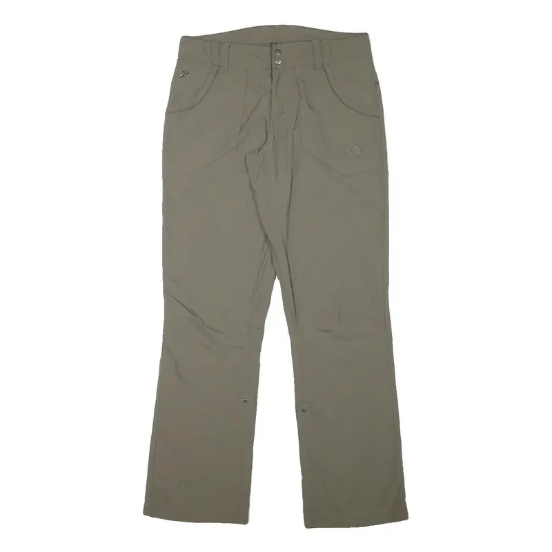 The North Face Womens Polyester Blend Beige Regular Fit Straight Leg Trousers 1