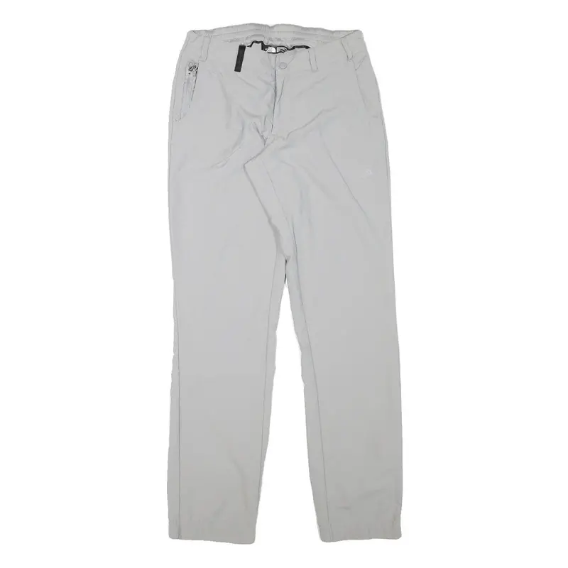 The North Face Womens Polyester Blend Light Grey Regular Fit Straight Trousers 1