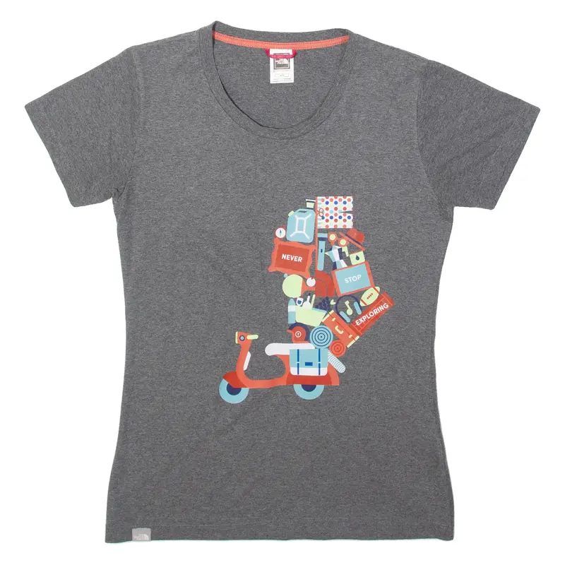 The North Face Womens T-Shirt Grey M 1