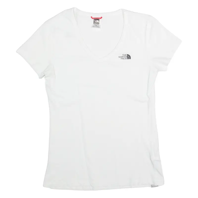 The North Face Womens T-Shirt White V-Neck S 1
