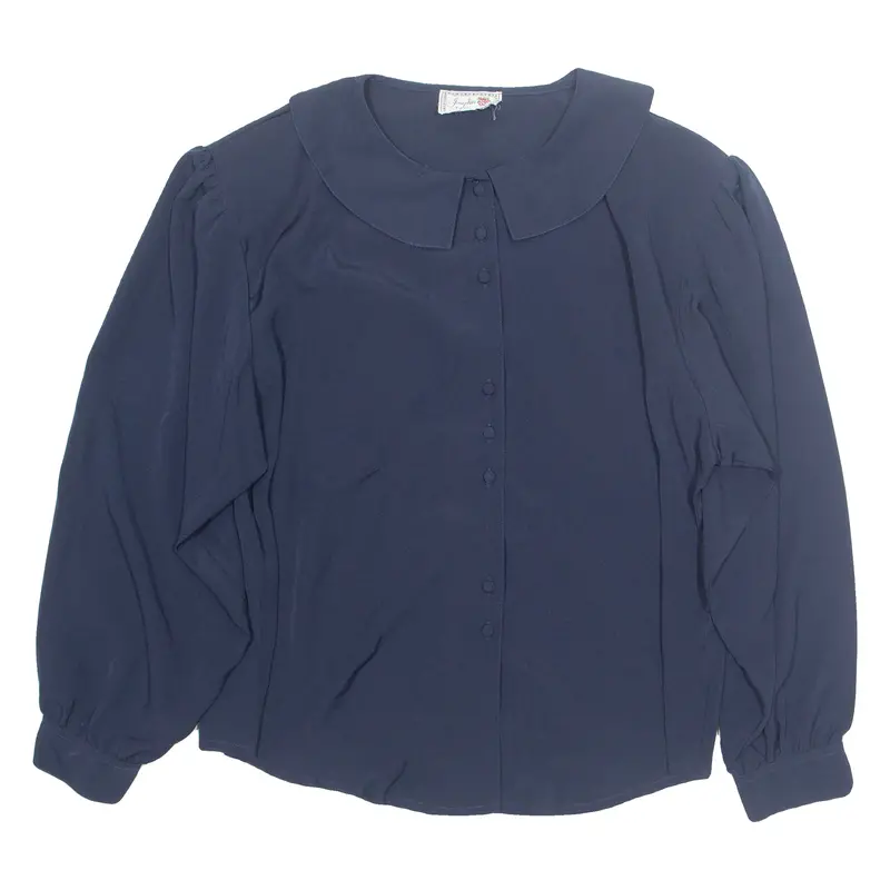 Think Big Womens Blouse Blue Long Sleeve Xl 1